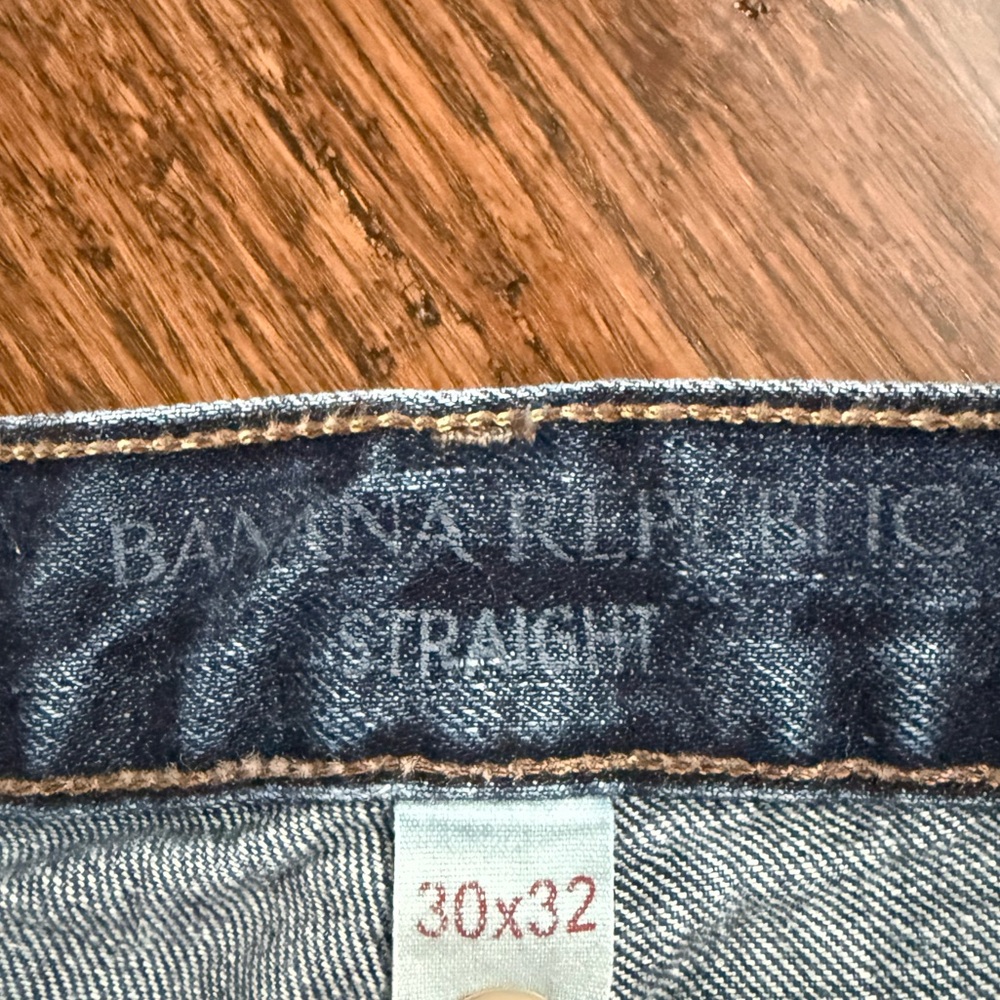 Banana Republic Men's Straight Blue Jeans - Picture 8 of 9
